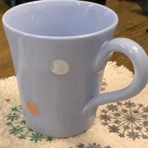 RARE - Vietri - Italian - Pallini Lilac Polka Dot Mug